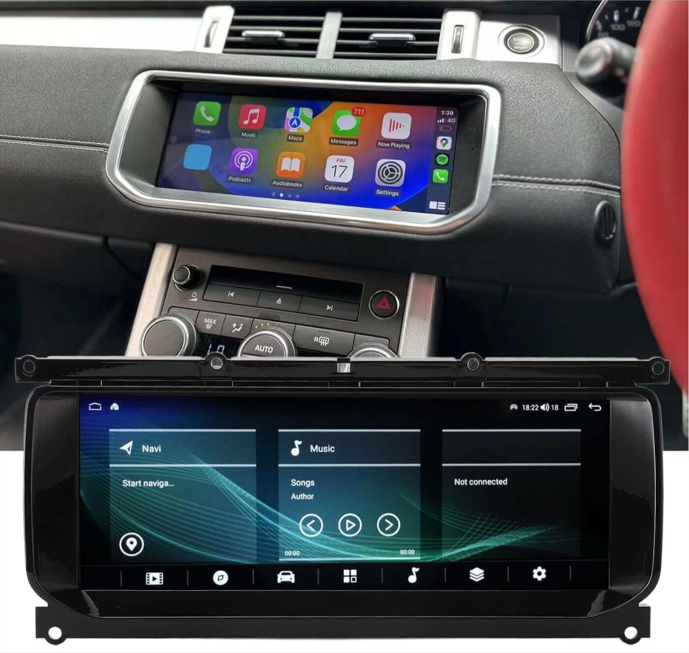 Land Rover Range Rover Evoque 2011-2018 L538 10.25 inch touchscreen aftermarket upgrade Car stereo wireless Carplay and wireless android auto