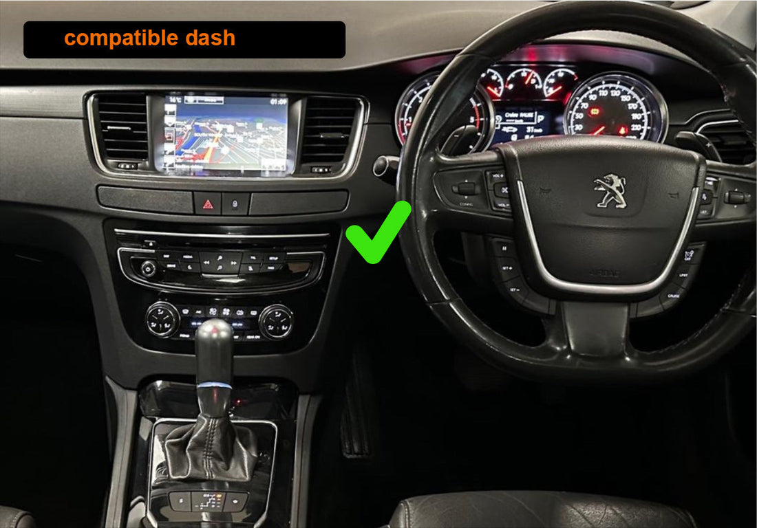 Peugeot 508 2012-2017  Wireless Apple Carplay Android Auto GPS Bluetooth Stereo