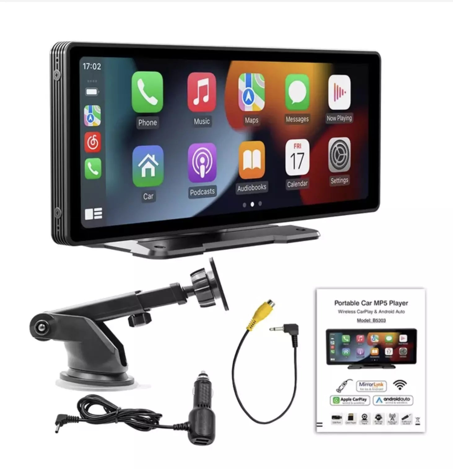 Universal 10.26” Screen Car Radio Multimedia WIFI Video Player Wireless Carplay Screen for Apple Or Android