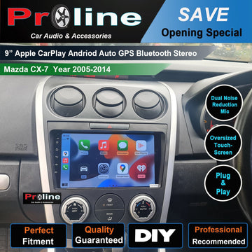Mazda cx7 2006-2012 Wireless Apple carplay Android Auto GPS Bluetooth stereo