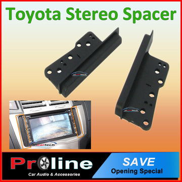 To Suit Toyota HILUX 2005-2018 radio side trims stereo facia kit 2 din double fascia