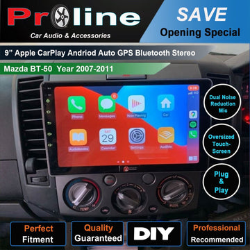 Mazda Bt50 2007-2011 Wireless Apple Carplay Android auto GPS Bluetooth Stereo 4wd Camera SatNav