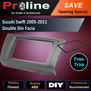 Suzuki Swift 2005-2011 Car Audio stereo Radio double DIN Facia Dash Panel Trim