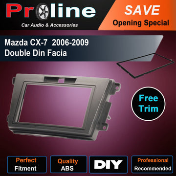 MAZDA CX7 2006-2009 ER DOUBLE 2 DIN stereo radio facia Fascia Dash kit Panel