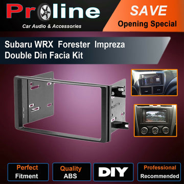 Subaru WRX Forester Impreza 07+ DOUBLE DIN radio facia sterero Fascia Dash kit