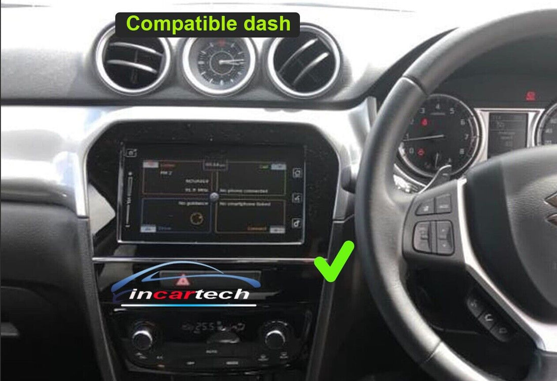 Suzuki Vitara 2015-2019 Wireless Apple Carplay Android Auto GPS SatNav Radio Stereo