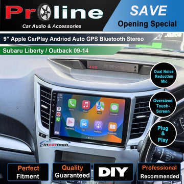 Subaru Liberty 2009-2014 Wirelss Apple Carplay Android Auto GPS stereo Bluetooth radio