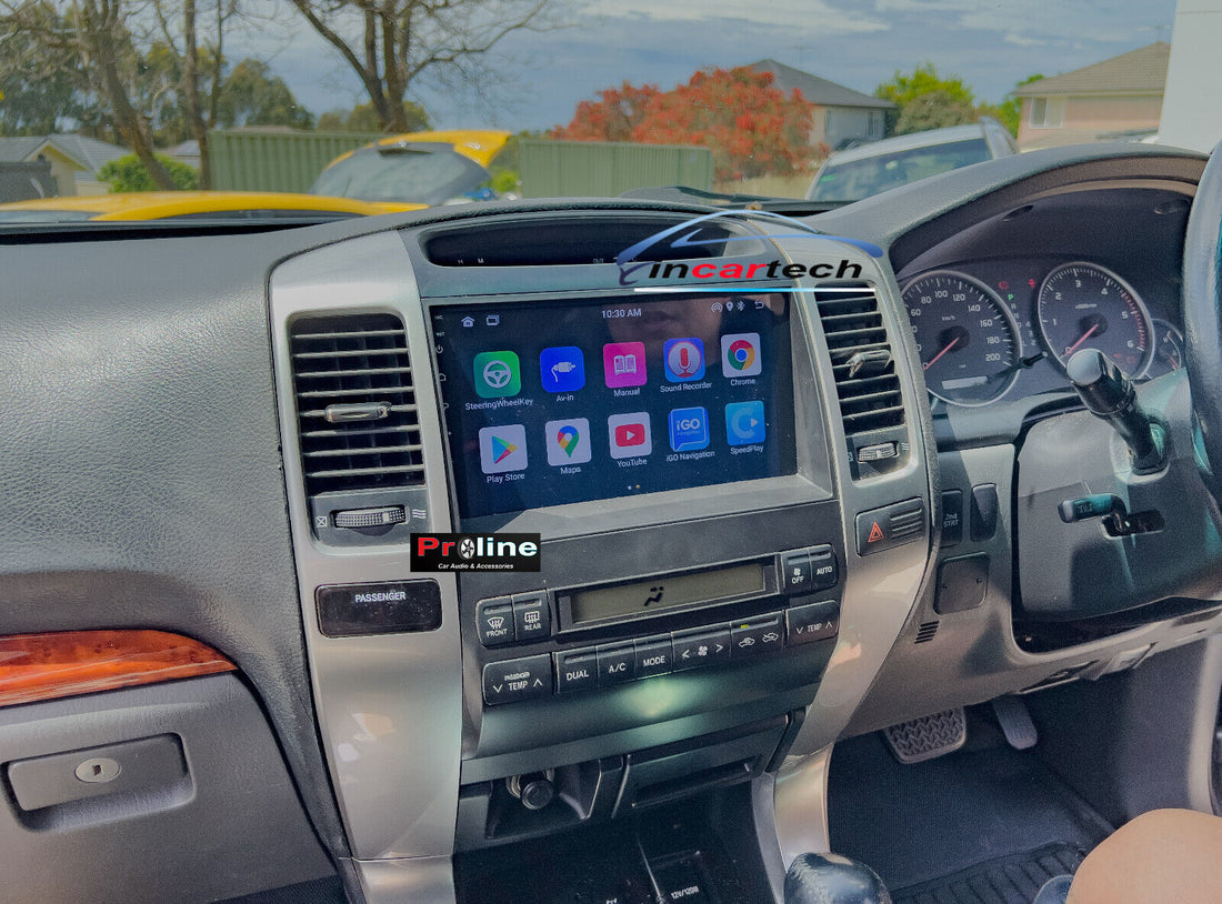 Toyota Prado 120 Series GPS Bluetooth USB Apple CarPlay android auto Stereo
