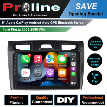 Ford Fiesta 2006-2008 Stereo Facia Radio stereo Wireless Apple CarPlay Android Auto