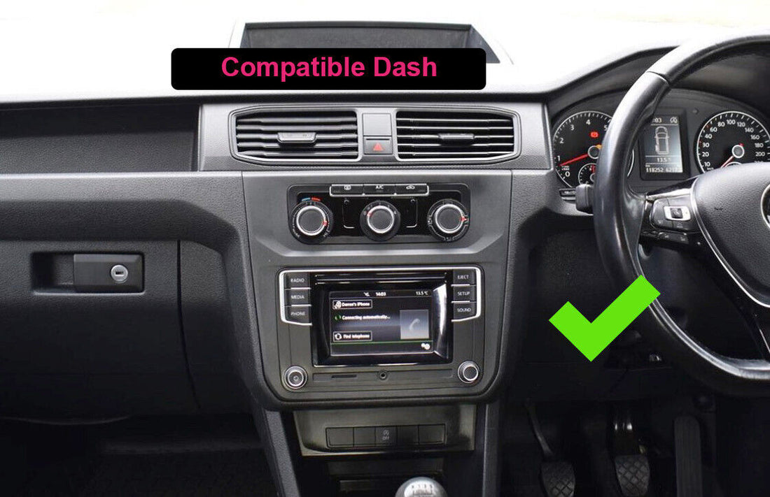 Volkswagen VW Caddy 2015-2025 9 GPS Infotainment Wireless Carplay Android auto