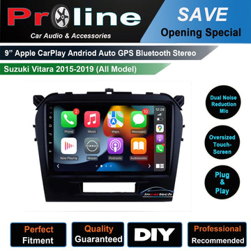 Suzuki Vitara 2015-2019 Wireless Apple Carplay Android Auto GPS SatNav Radio Stereo