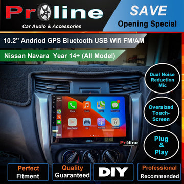 Nissan Navara NP300 D23 2019-2025 GPS Wireless Apple Carplay Android Auto Stereo radio