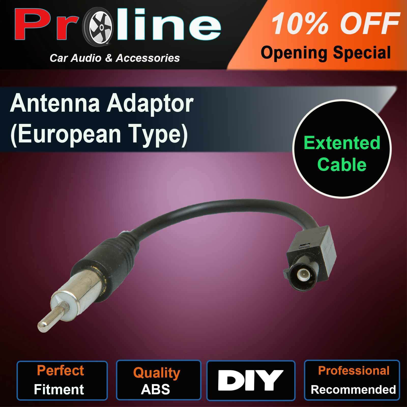 Car Stereo Radio Aerial Antenna Adaptor FAKRA Din To Male Cable Plug For Volkswagen  VW