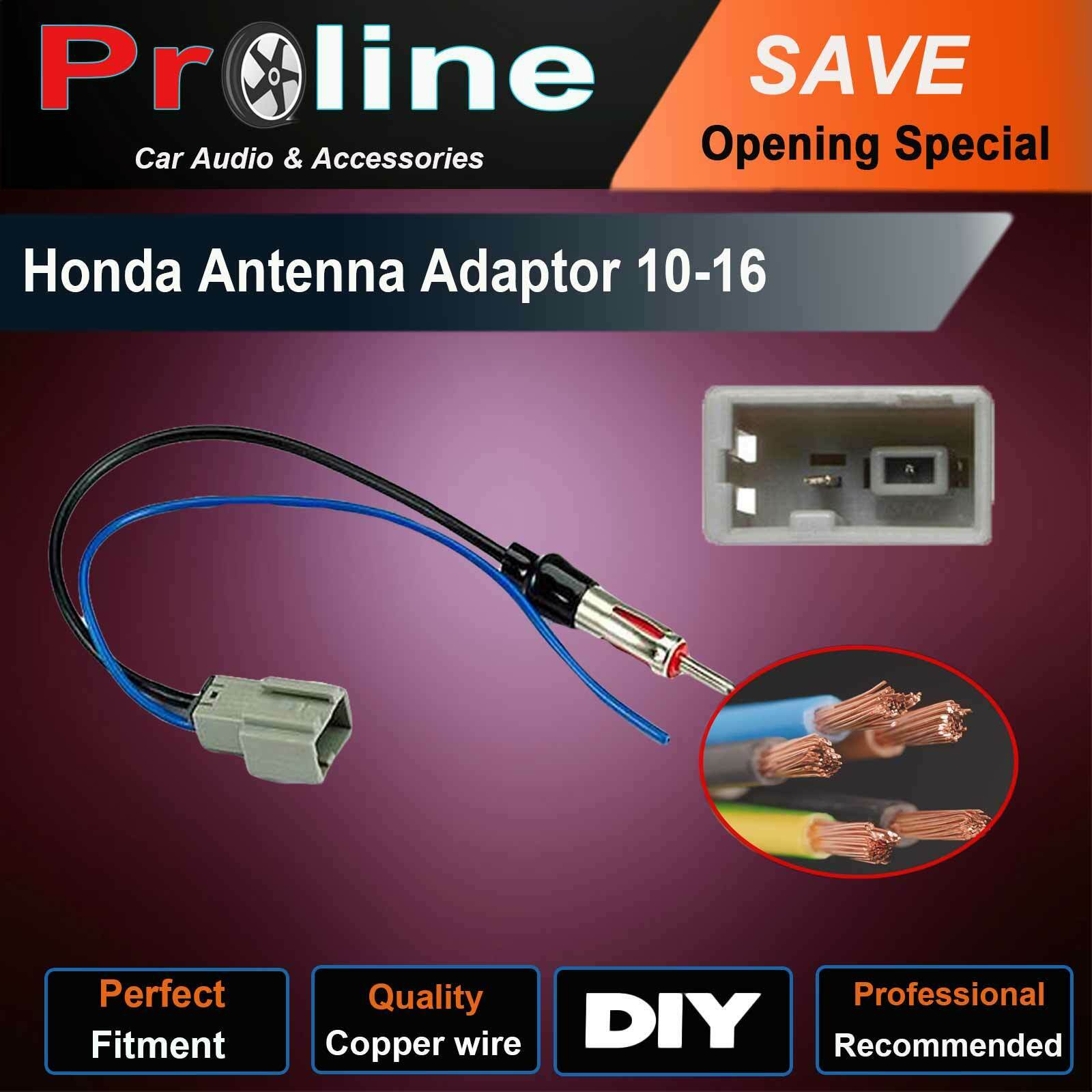 Honda CRV Civic Accord Euro Radio Antenna Adaptor Adapter power Aerial Female