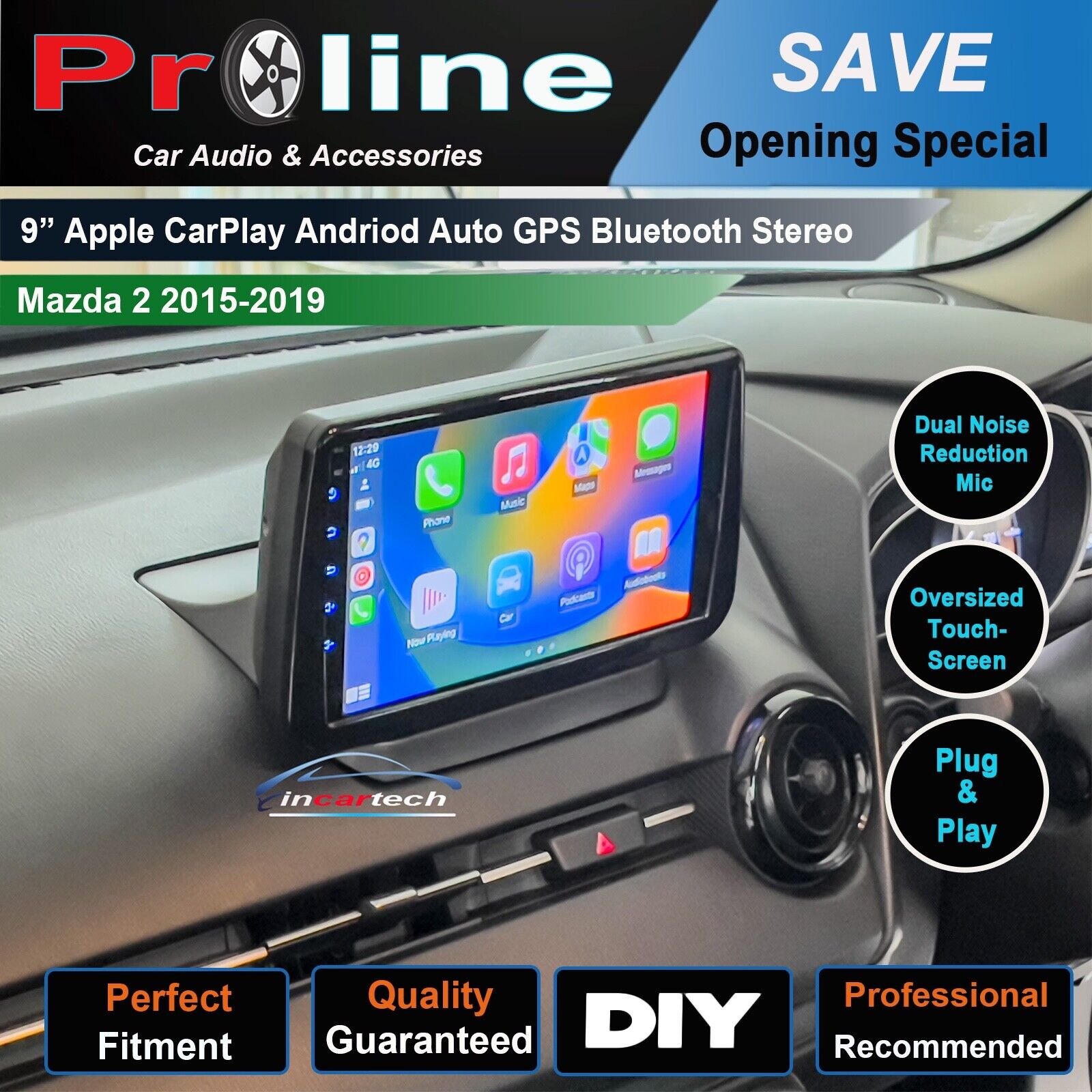 Mazda CX3 2015-2019 Wireless Apple Carplay Android Auto GPS Headunit DSP Stereo 9