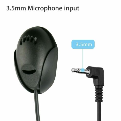 Microphone 3.5mm PC Car Audio Stereo GPS External mic windscreen stick tape