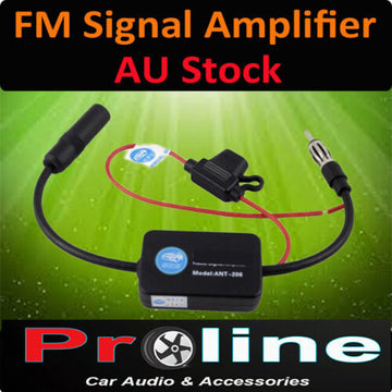 Strengthen Booster aerial splitter Radio Signal Amplifier AM FM Car Antenna
