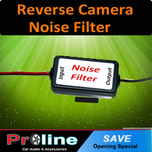 12V DC NOISE SUPPRESSOR line Filter Reverse Camera flicking engine interference