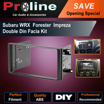 Subaru WRX Forester Impreza 07+ DOUBLE DIN radio facia sterero Fascia Dash kit™